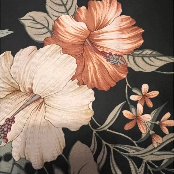 Tommy Bahama Mens Tropical tropical print silk button down shirt size XL - Picture 11 of 14